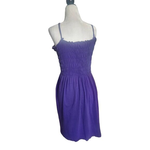 Purple Hawaiian 90s Vintage Dress - Picture 4 of 4